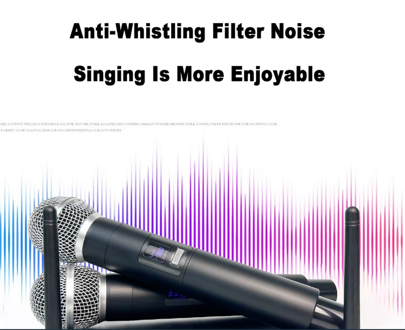 Professional Wireless Microphone For One To Two Stage Performances, KTV Sound System, Home Karaoke, Wireless Microphone_voghion.com