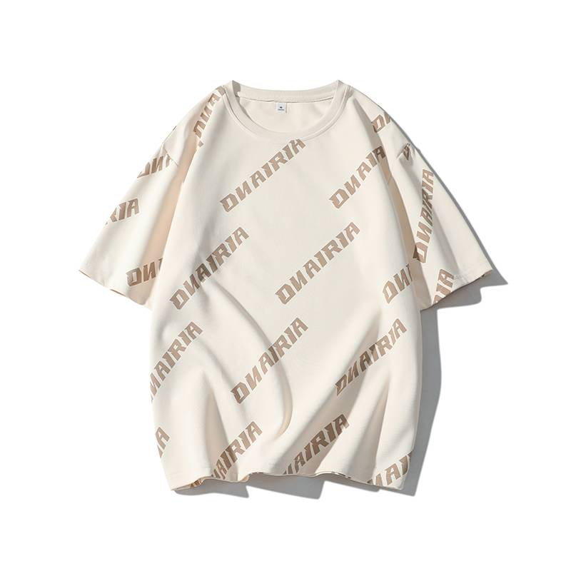 Summer Trendy Short-sleeved T-shirt, Round-neck Short-sleeved Base Layer Shirt, Youth Top_voghion.com