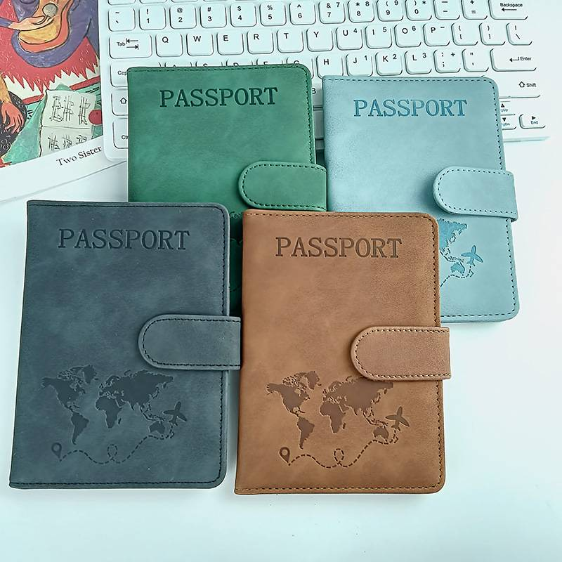 Multi-color Passport Protection This Set Of Passport Holder Pu Leather Skin Sensitive Leather Passport Bag_voghion.com