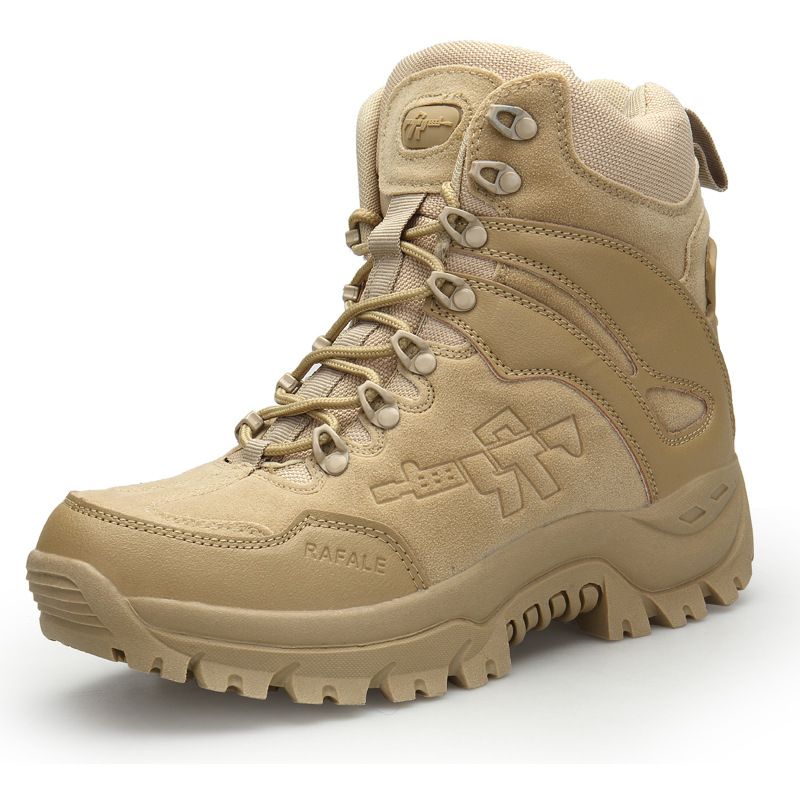 Outdoor-Wanderstiefel für Herren – leichte und strapazierfähige High-Top-Trekkingschuhe für Reisen und Abenteuer (Sand/Schwarz/Braun/Grün)_voghion.com