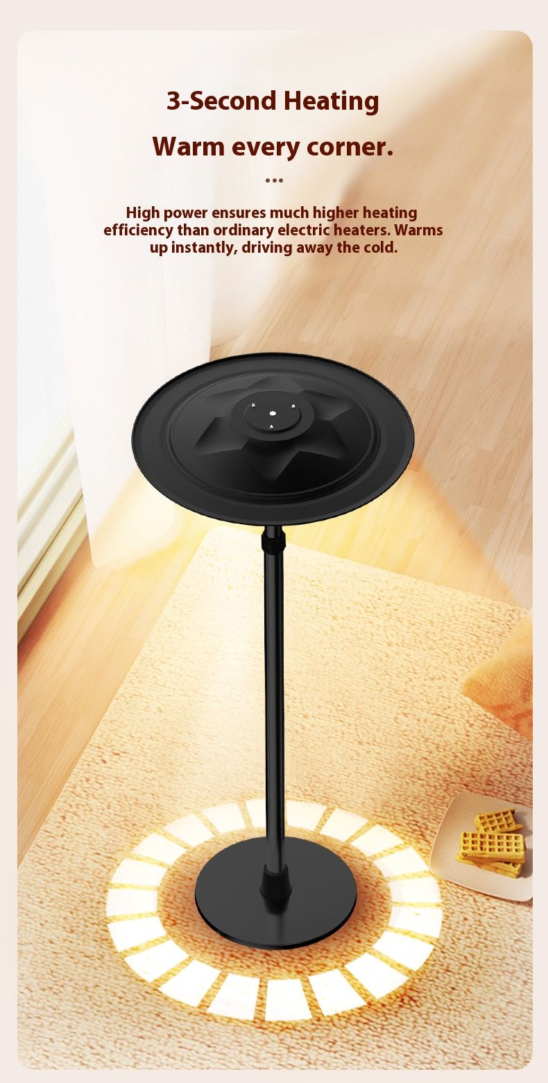 Riscaldatore da esterno in fibra di carbonio - Riscaldatore per ombrellone da esterno/interno a riscaldamento rapido da 3000 W con APP e telecomando, protezione da surriscaldamento e ribaltamento_voghion.com
