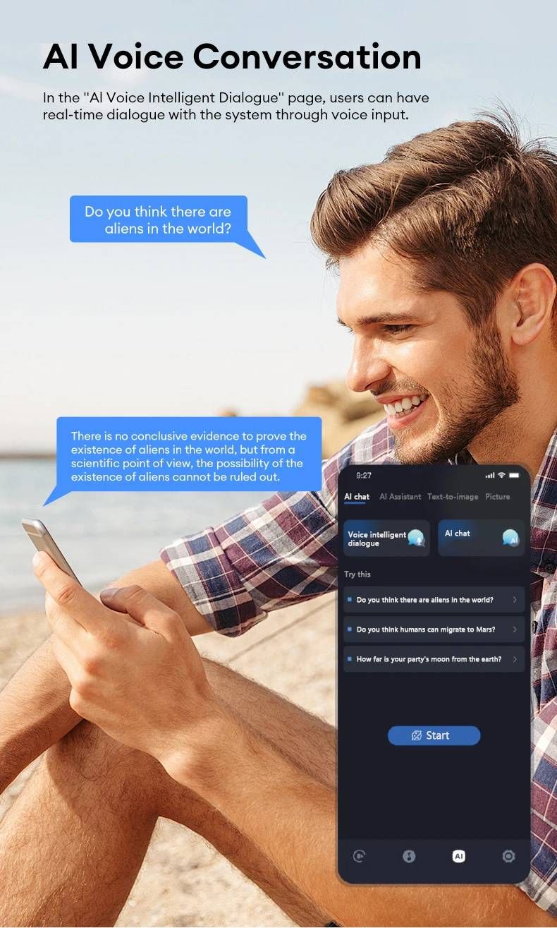 Genuine Lenovo XT53 AI TWS Bluetooth 5.4 Earphones AI Music Image Creation Headphones AI Chat With Multiple Function Earbuds_voghion.com