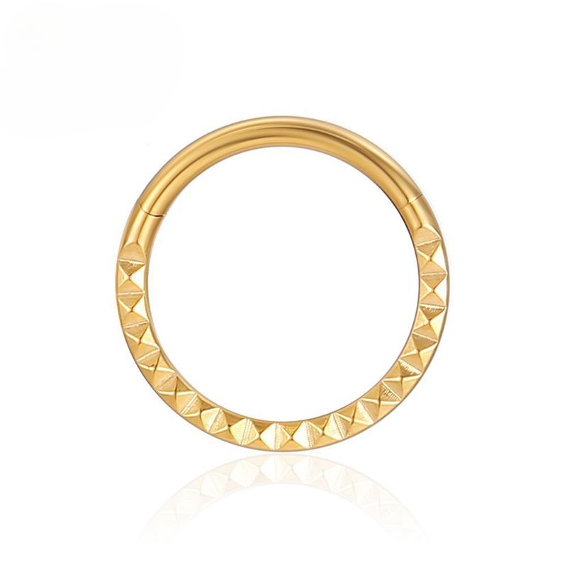 F136 Titanium Piercing Nose Ring Earrings Tragus Septum Labret Cartilage Daith Helix Industrial Body Jewelry Woman Clicker Labret_voghion.com