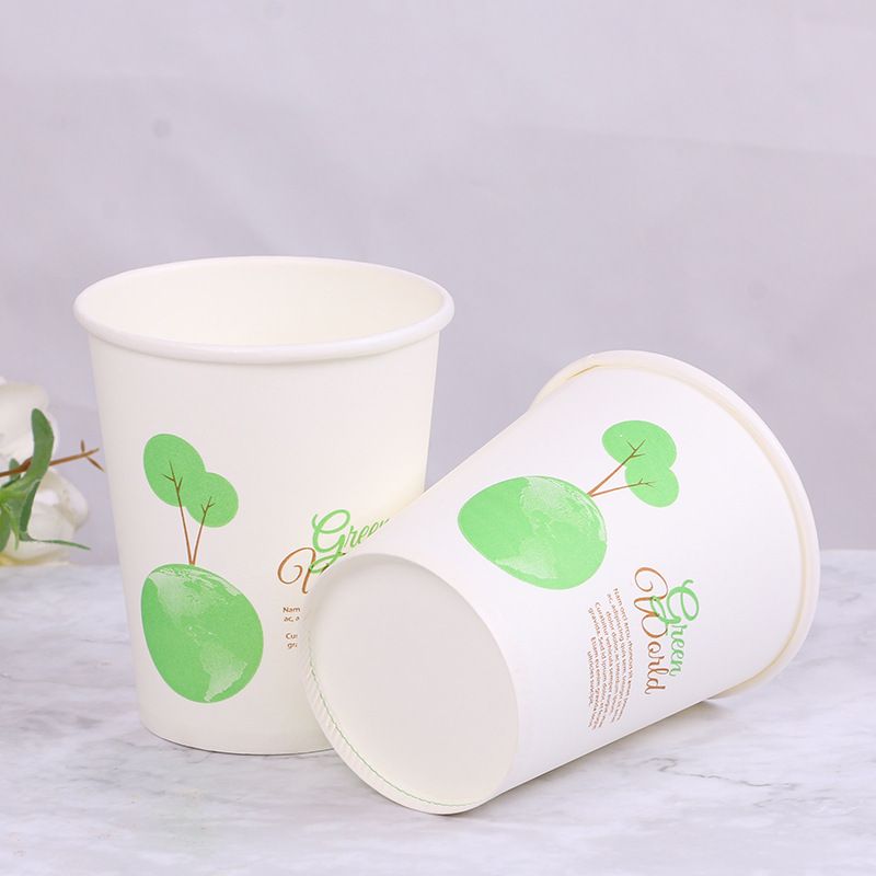 Tek Kullanımlık Kağıt Bardaklar 9oz (250ml) - 50 Adet, Sıcak İçecekler, Su, Kahve, Çay, Parti ve Ofis Kullanımı İçin Kalınlaştırılmış Duvar_voghion.com