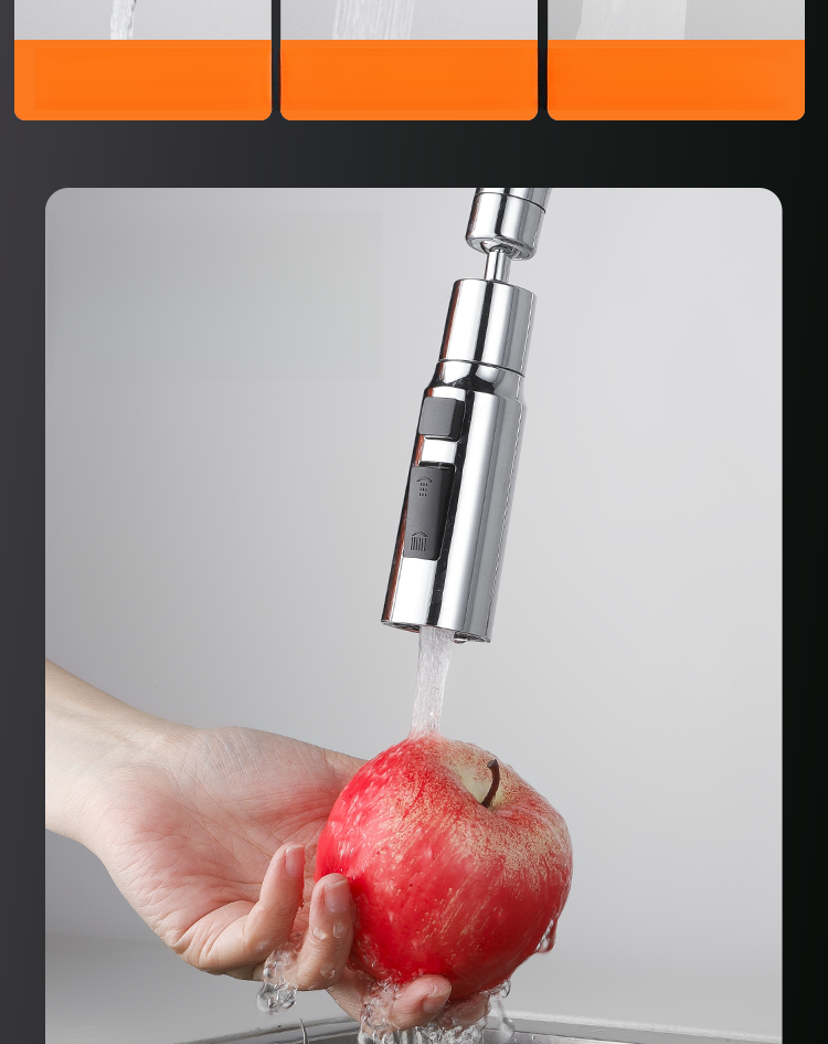 Kitchen Extender Pressure-Boosting Scraper Anti-Splash Faucet Universal Rotating Extended Nozzle Tool_voghion.com