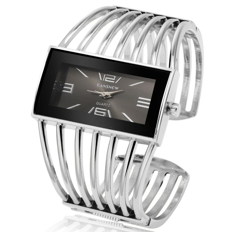 New Style Hollow Wrist Creative Rectangular Dial Ladies Versatile Quartz Women's Watch_voghion.com