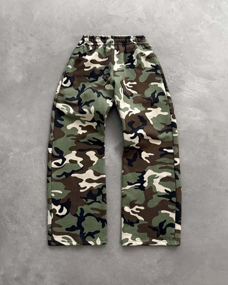 American Style New Trendy Unisex Outdoor Camouflage Forest Pattern Fashion Loose Digital Print Hoodie Set_voghion.com