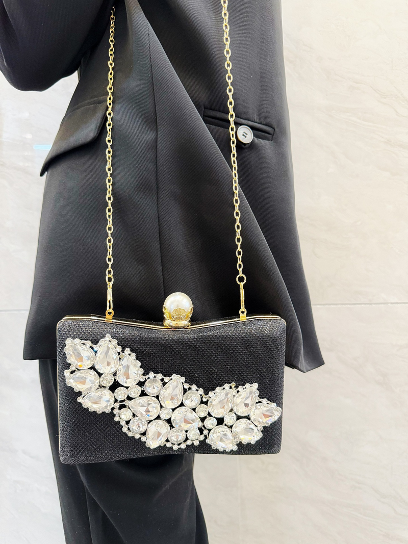 Sac à main en verre et diamant pour robe KTV de célébrité de mariage, sac de soirée et de Banquet, nouvelle collection_voghion.com