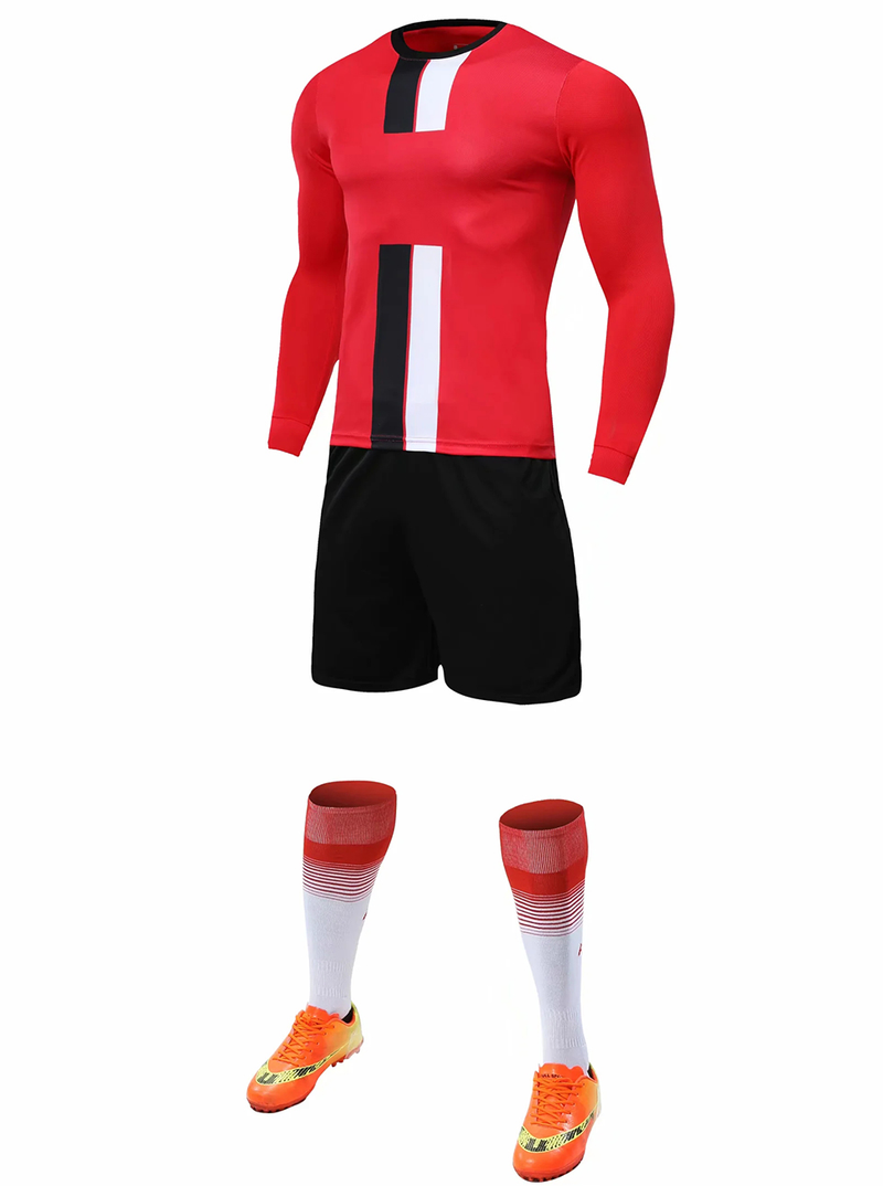 New Football Uniforms Men S Jerseys Boys Girls Soccer Clothes Sets Long Sleeve Goalkeeper Soccer Jersey Customized_voghion.com