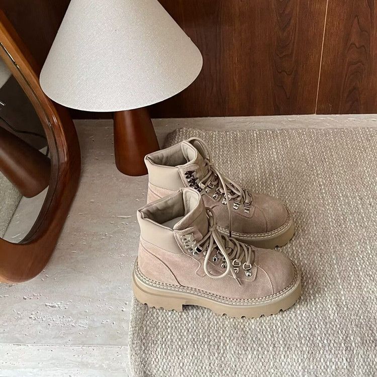 Scarpe da neve di alta qualità per donna, scarpe invernali in velluto Martin, nuovi stivali corti caldi 2023, stivali in cotone per donna_voghion.com