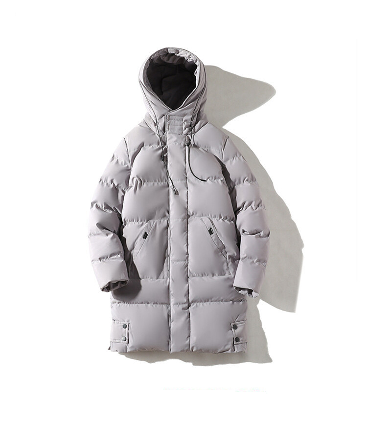 Chaqueta acolchada de invierno con capucha para niño: abrigo de algodón grueso para adolescentes y estudiantes, abrigo cálido de largo medio (negro/gris/verde militar, tallas M-8XL)_voghion.com