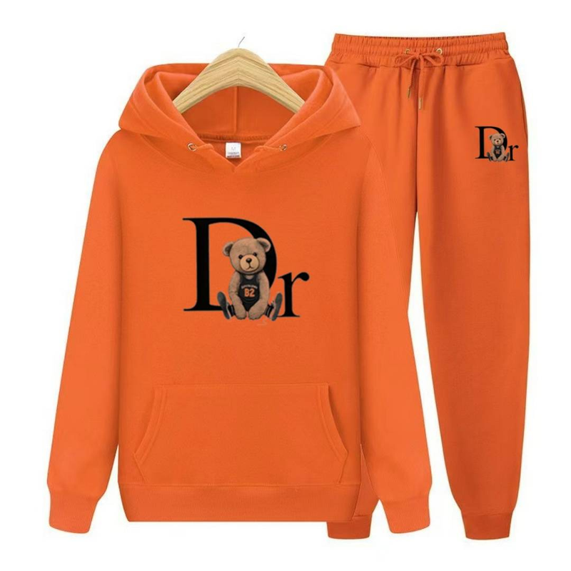 Conjunto deportivo con capucha informal de moda para hombre y mujer, 2025_voghion.com