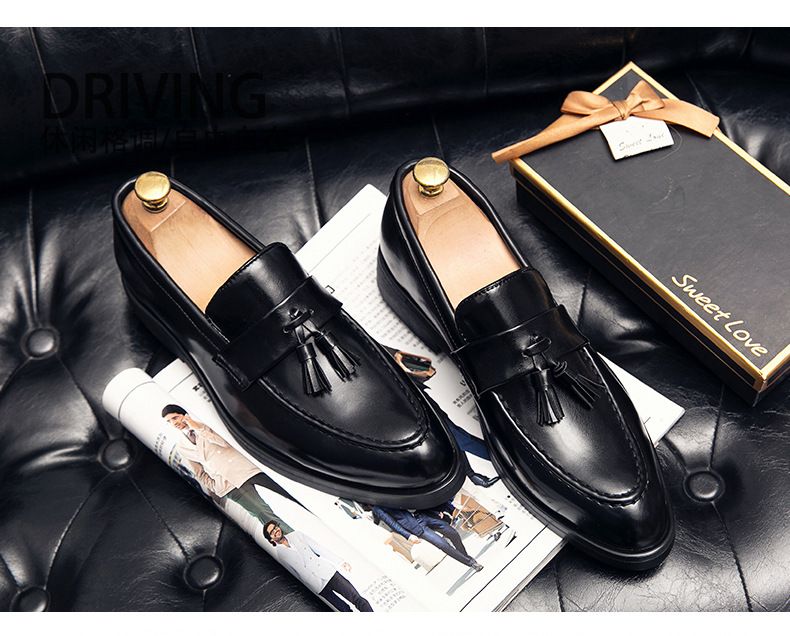 Beliebte Herren-Loafer-Freizeitschuhe mit modischer Note, leicht, beliebt, große Brogue-Schuhe aus Leder_voghion.com