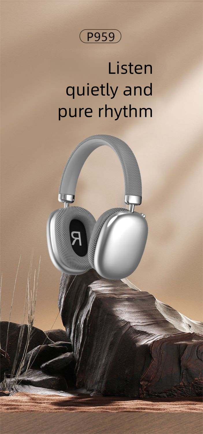 【Suono della natura】Cuffie da gioco wireless Bluetooth over-ear con cancellazione del rumore, batteria a lunga durata e bassi profondi_voghion.com