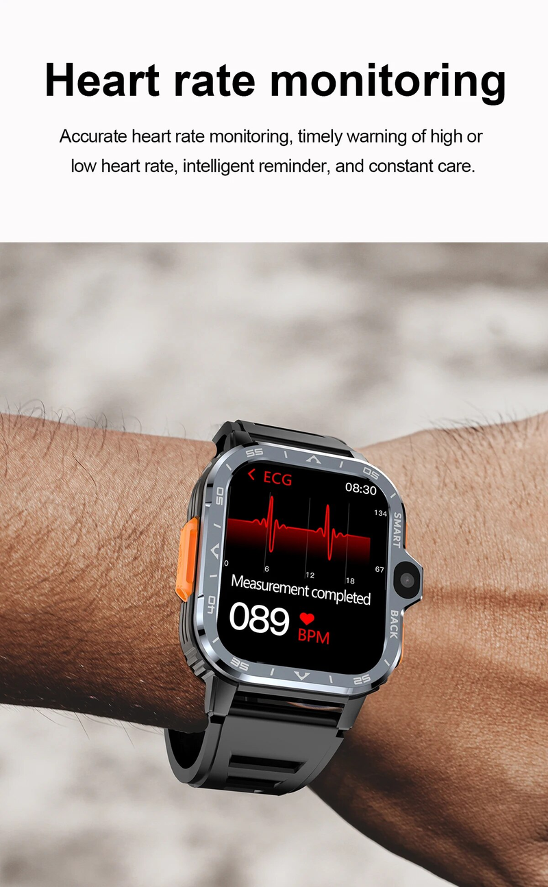 Valdus PGD Android Smart Watch Herren GPS 16G/64G ROM-Speicher HD Dual-Kamera NFC 2G 4G SIM-Karte WIFI Kabelloses schnelles Internet_voghion.com