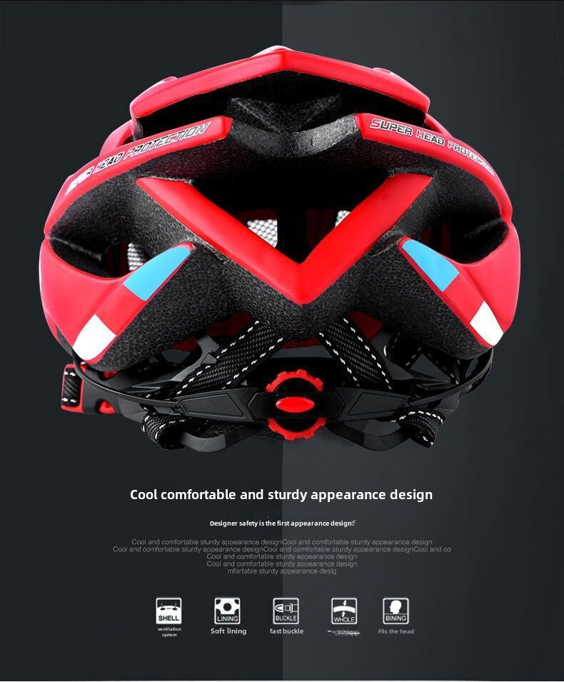 Bicycle Outdoor Riding Safety Helmet Integrated Molding High Quality Ultra-light Integrated Molding Driving Take-out Helmet_voghion.com