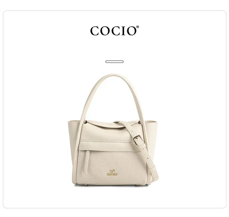 Borsa a tracolla versatile da portare a mano per l'estate, firmata COCIO, con caratteristiche multifunzionali e di alta qualità._voghion.com