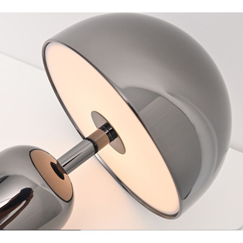 Lampada da comodino LED ricaricabile di lusso nordico a forma di fungo, luce notturna decorativa di alta qualità, luce da tavolo creativa per camera da letto_voghion.com