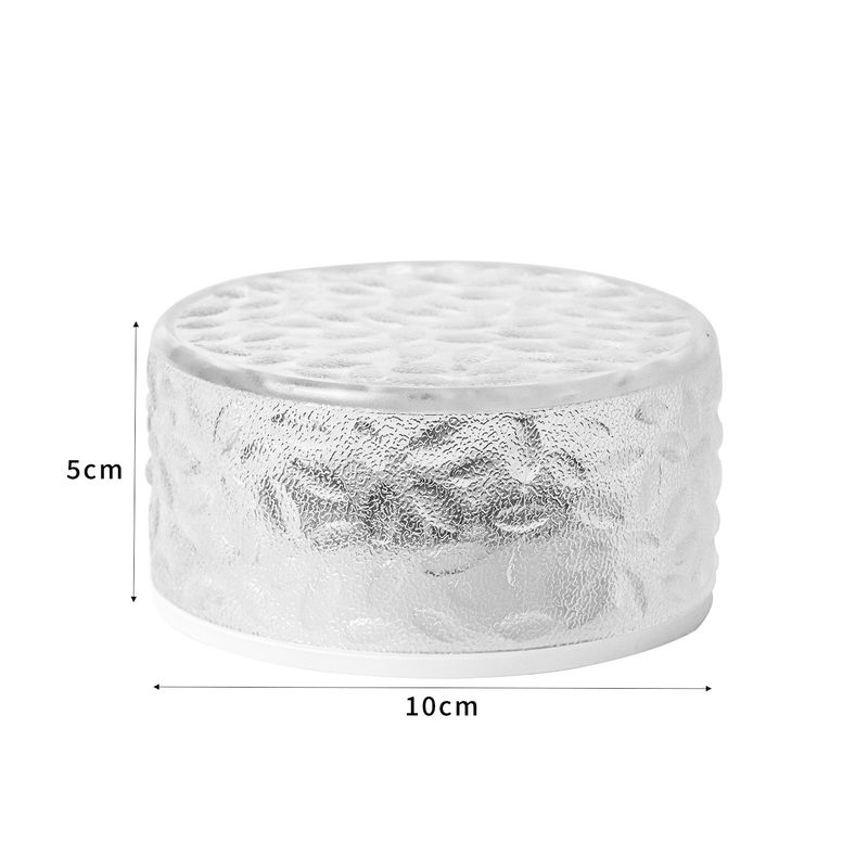 Solar-Sechseck-Eisziegel-Licht – wasserdichte 6-LED-Dekoration für Gartenwege im Freien, Warm-/Kaltweiß (95 x 63 mm)_voghion.com