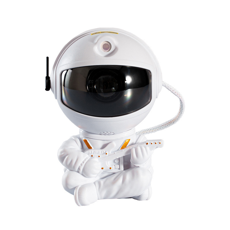 Lâmpada de projeção de céu estrelado de astronauta, cheia de atmosfera de céu estrelado, quarto, pequena luz noturna LED, lâmpada de nebulosa a laser de astronauta_voghion.com