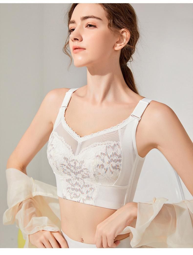 Beauty salon adjusted large chest, small underwear, thin design, breast collection, plus size, full cup support, anti_voghion.com