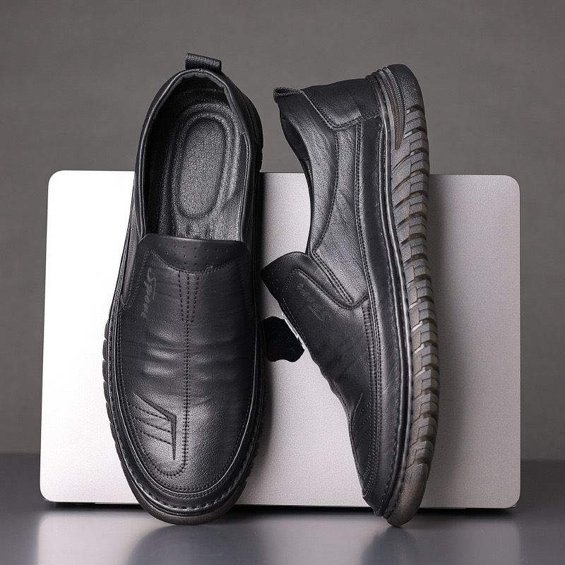 Unbeatable Quality New Leather One Foot Drive, Brisk Walking, Casual Shoes, Top, Soft Sole, Daily Wear, Business Men's Shoes_voghion.com