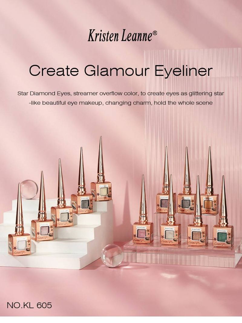 Dream Sparkle Sparkle Crushed Diamond Color Pearl Glitter Liquid Eyeliner_voghion.com