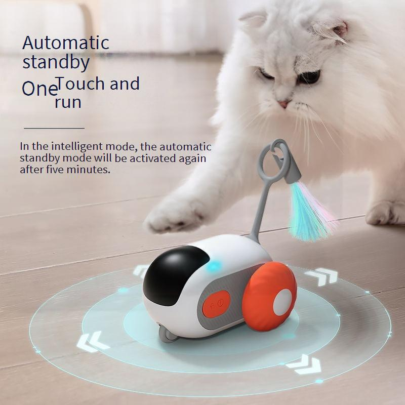 Pet Gravity Intelligent Running Car Afstandsbediening Elektrisch Katten Speelgoed Om Verveling Te Verlichten Kleine Muis Kattenstok Katten Speelgoed_voghion.com