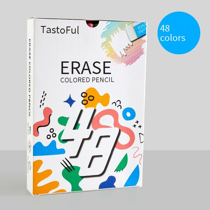 Washable Colored Pencils For Kids & Students - 24/36/48 Colors Erasable Wooden Art Pencils, Safe Non-Toxic Drawing Supplies For Sketching_voghion.com