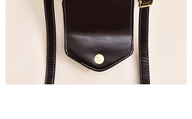 Women's Mobile Phone Bag Messenger Bag Women's New Fashion Trend One Shoulder Retro Small Square Bag Mini Mobile Phone Bag_voghion.com