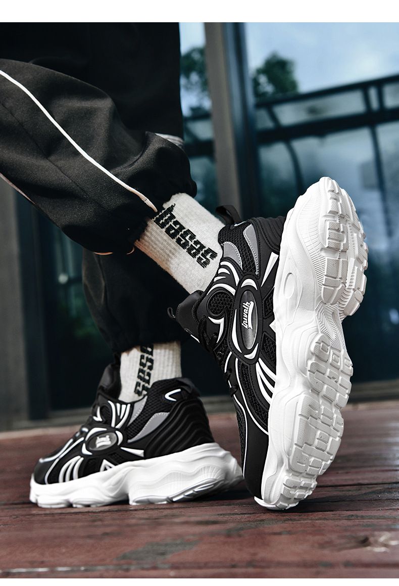 Liquidazione magazzino, grandi sconti, alta qualità, scarpe da uomo e da donna in mesh con suola spessa che aumenta l'altezza, traspiranti, antiscivolo, tinta unita, casual, alla moda, versatili, semplici, per papà_voghion.com