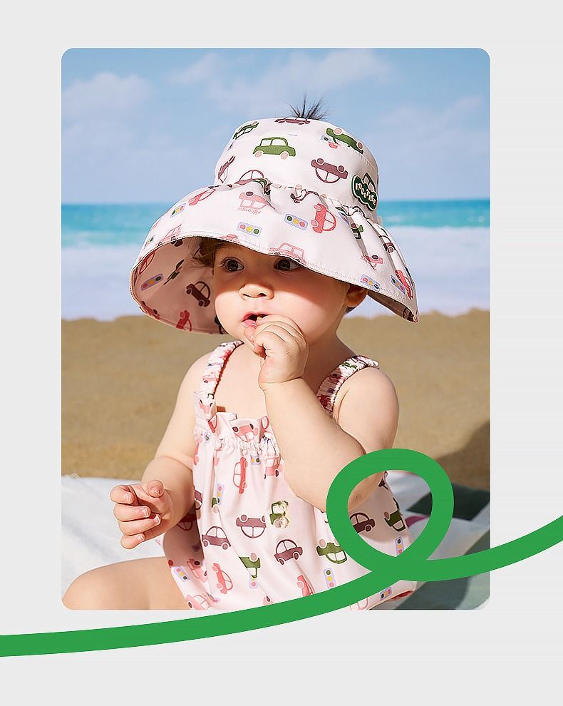 Cappello da sole per neonati – Protezione UV UPF 50+ e traspirante per neonati e bambini piccoli – Cappellino estivo leggero a tesa larga_voghion.com