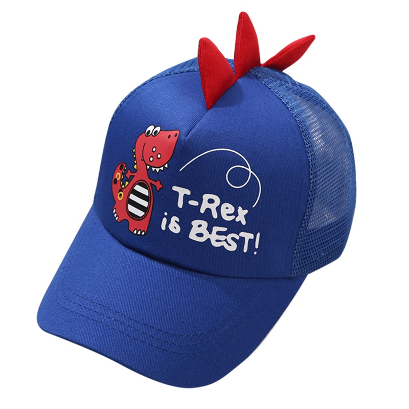 Berretto con visiera stampato con lettera ricamata per dinosauro del cartone animato per bambini per bambini adulti Berretto con visiera per cappelli da baseball per ragazze dei ragazzi di moda Haruku_voghion.com