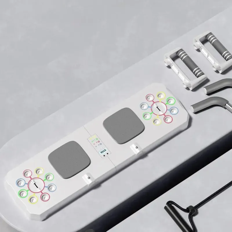 Barra per flessioni multifunzione Pushup Board con timer regolabile Push Up Board professionale Design antiscivolo Pushup Board muscolare_voghion.com