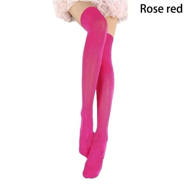 Sexy Schwarz Weiß Soild Farbe Lange Socken Frauen Über Knie Oberschenkel Hoch Über Den Knie Strümpfe Lolita Damen Mädchen Warme Knie Socken_voghion.com