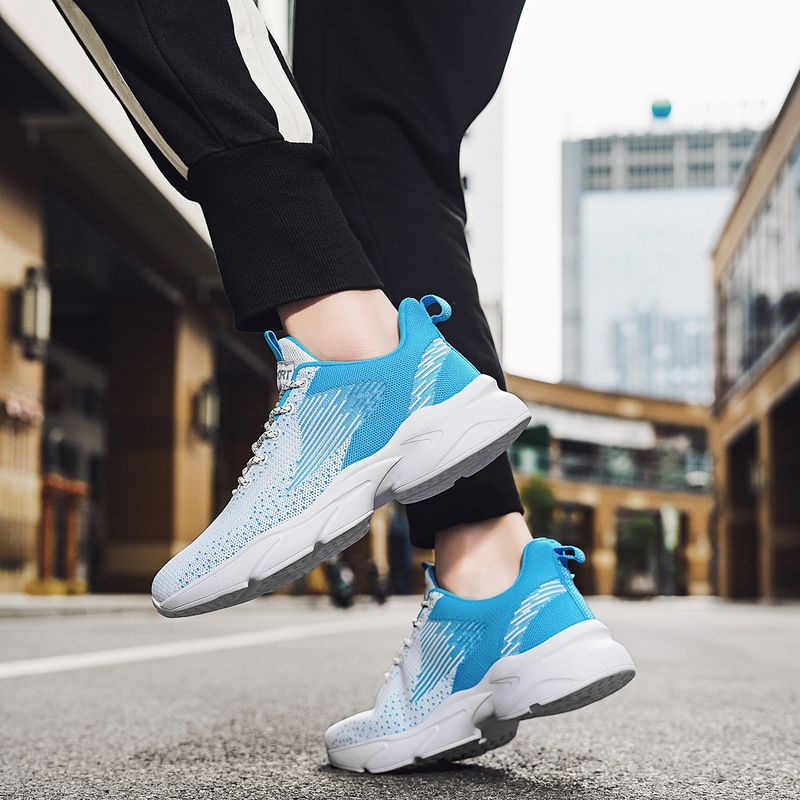 MAEDEF Baskets en maille pour hommes, chaussures de course légères et respirantes, confortables, tendance, décontractées, pour la gym et la marche, vulcanisées_voghion.com