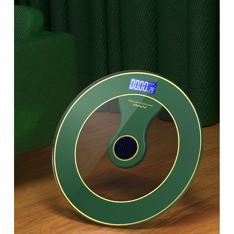 Light Energy Rechargeable-Free Weight Electronic Smart Measurement Body Fat Scale Accurate Home Use_voghion.com