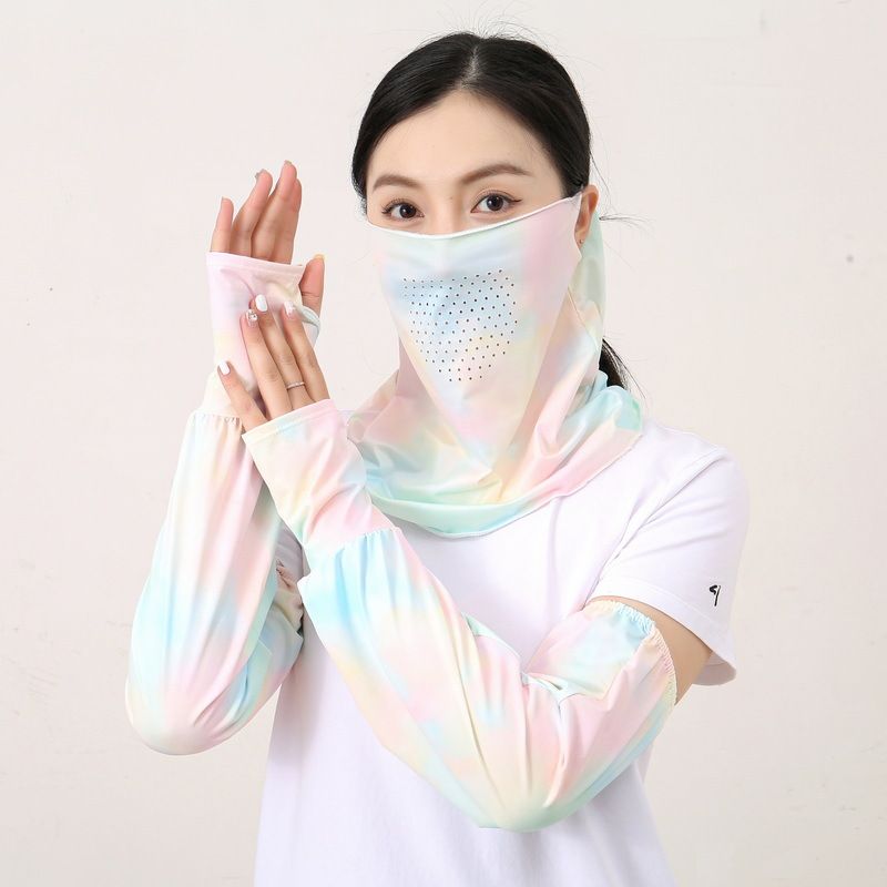 Protezione solare per il collo, protezione solare per il golf, protezione solare Ice Silk, nuova maschera da ciclismo all'aperto, protezione UV_voghion.com