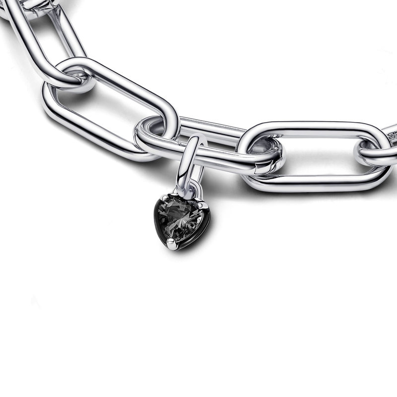 Mini ciondolo pendente ME a forma di cuore Chakra nero_voghion.com