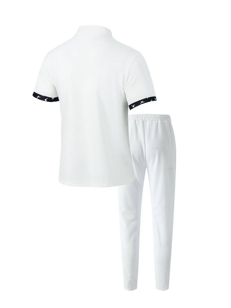 Summer Men's New Short-sleeved Trousers Two-piece Sports Fashion Leisure Suit_voghion.com