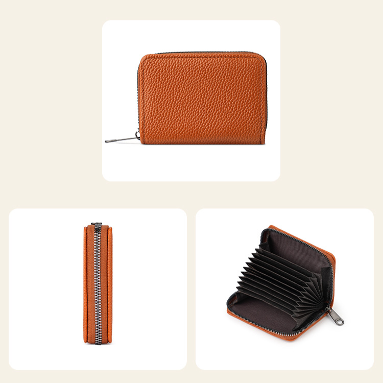 Card Bag Card Cases Card Holder With Multiple Card Slots Large Capacity ID Bag Multiple Card Slots, Short Accordion Bag_voghion.com