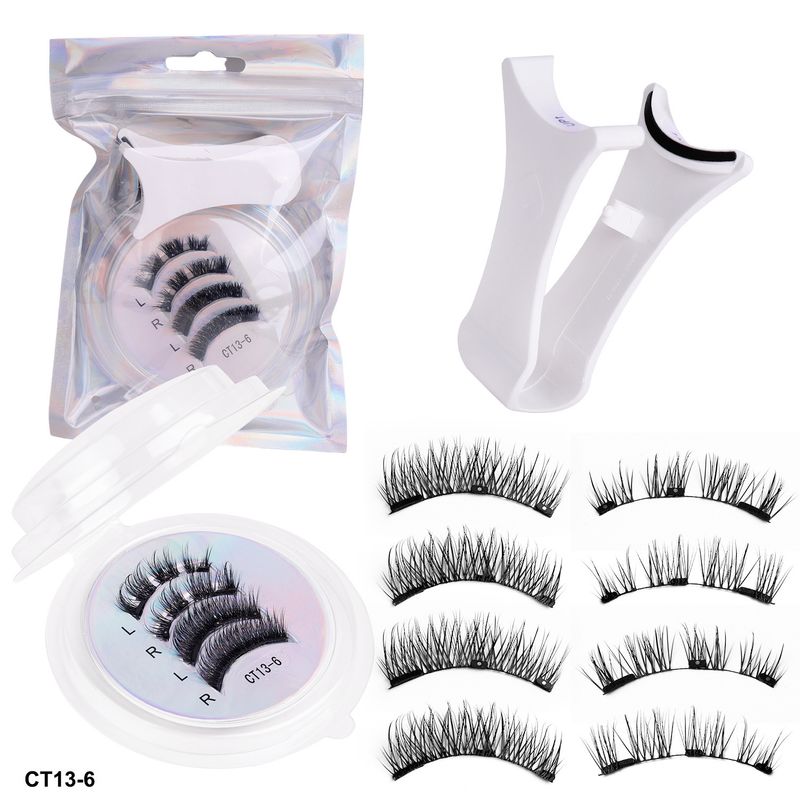 Two-Pair Portable Blister Set Eyelash Curler Positioning Magnetic False Eyelashes_voghion.com