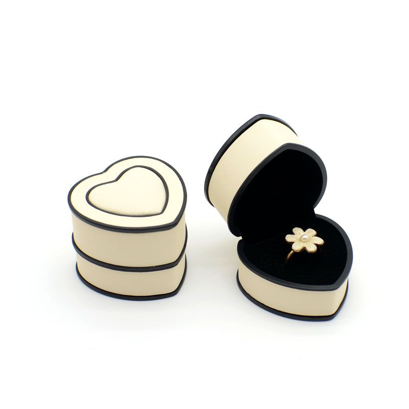 Neuer Vorschlag Herz Schmuckschatulle PU Leder Liebe Schmuckschatulle Ring Anhänger Armband Schmuck Verpackung Geschenkbox Geburtstag Jahrestag Valentinstag Geschenk_voghion.com
