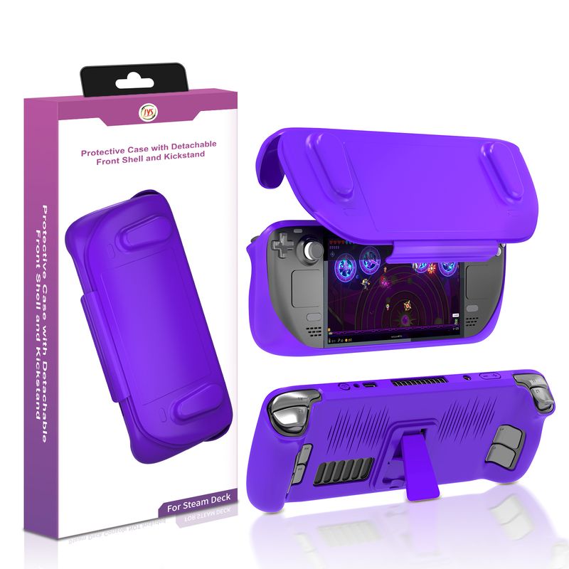 Steam Deck-Zubehör Steam Deck All-Inclusive-Schutzhülle, ultradünn, abnehmbare Abdeckung, sturz- und staubdicht, mit Halterung_voghion.com