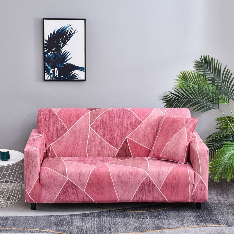 Dehnbarer, bedruckter Sofabezug – rutschfest, katzensicher, vollständige Abdeckung (90–300 cm) | Dschungel-, geometrische und florale Designs für Ecksofas_voghion.com