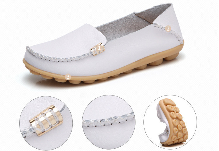 Kadın Düz Ayakkabılar Eğlence Slip-On Loafer'lar Kadın için Penny Loafer'lar Rahat Tekne Ayakkabıları Moda Konfor Daireler_voghion.com