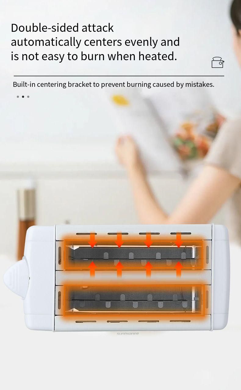 Mini Toaster Sandwich Breakfast Machine Home Kitchen Bread Maker Small Appliance_voghion.com