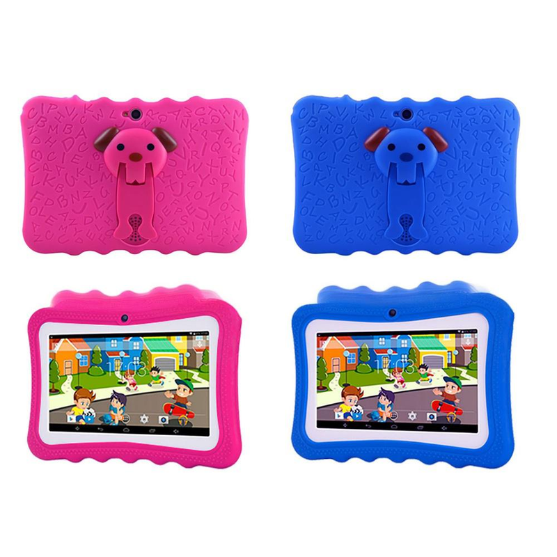 7-inch educatieve kindertablet - 1 GB RAM, 16 GB opslag, wifi, Bluetooth-leer-smartpad, ouderlijk toezicht, oogbescherming, HD-scherm_voghion.com