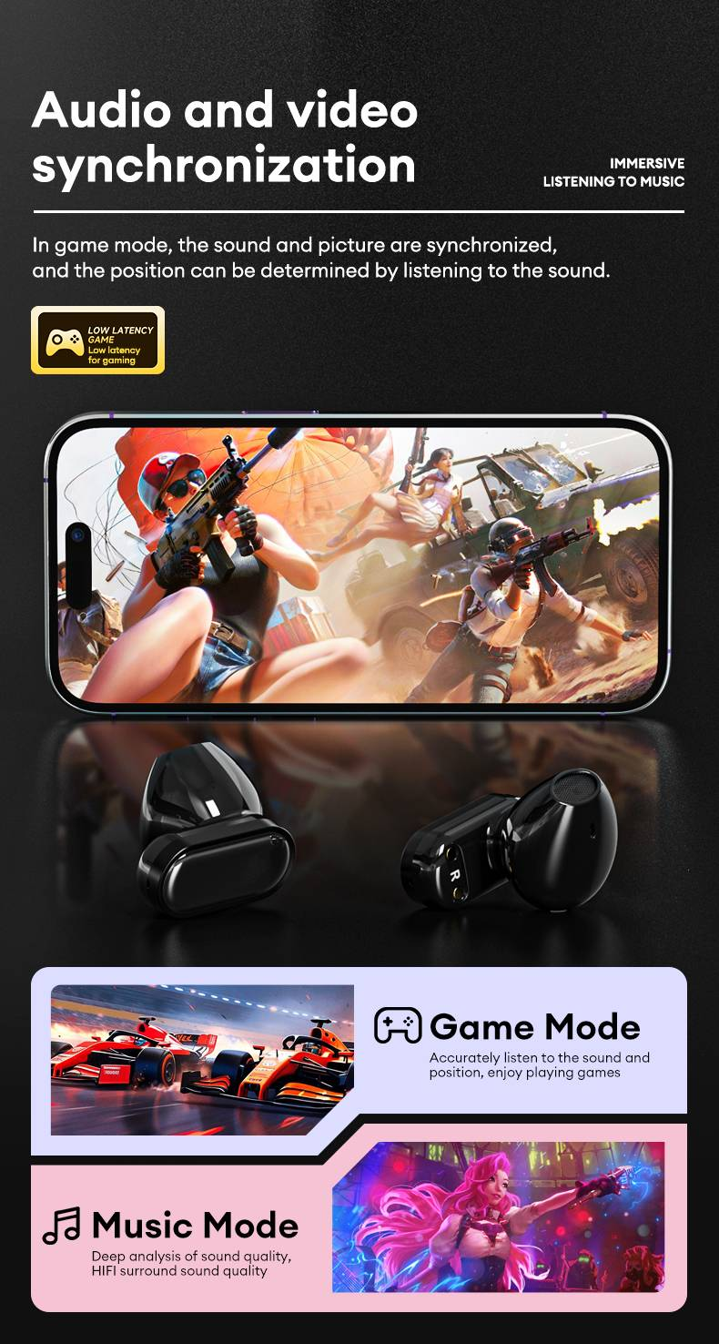 Original Lenovo LP19 PRO Drahtlose Kopfhörer Panorama Stereo Bluetooth Kopfhörer Lange Standby Gaming Headset Sport Ohrhörer Neue_voghion.com