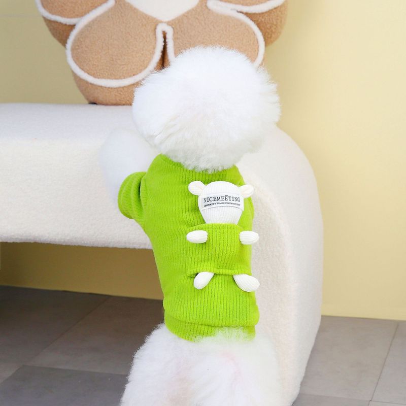 Dog autumn and Teddy cat winter pet clothing thickened new 23 teddy bear sweater_voghion.com